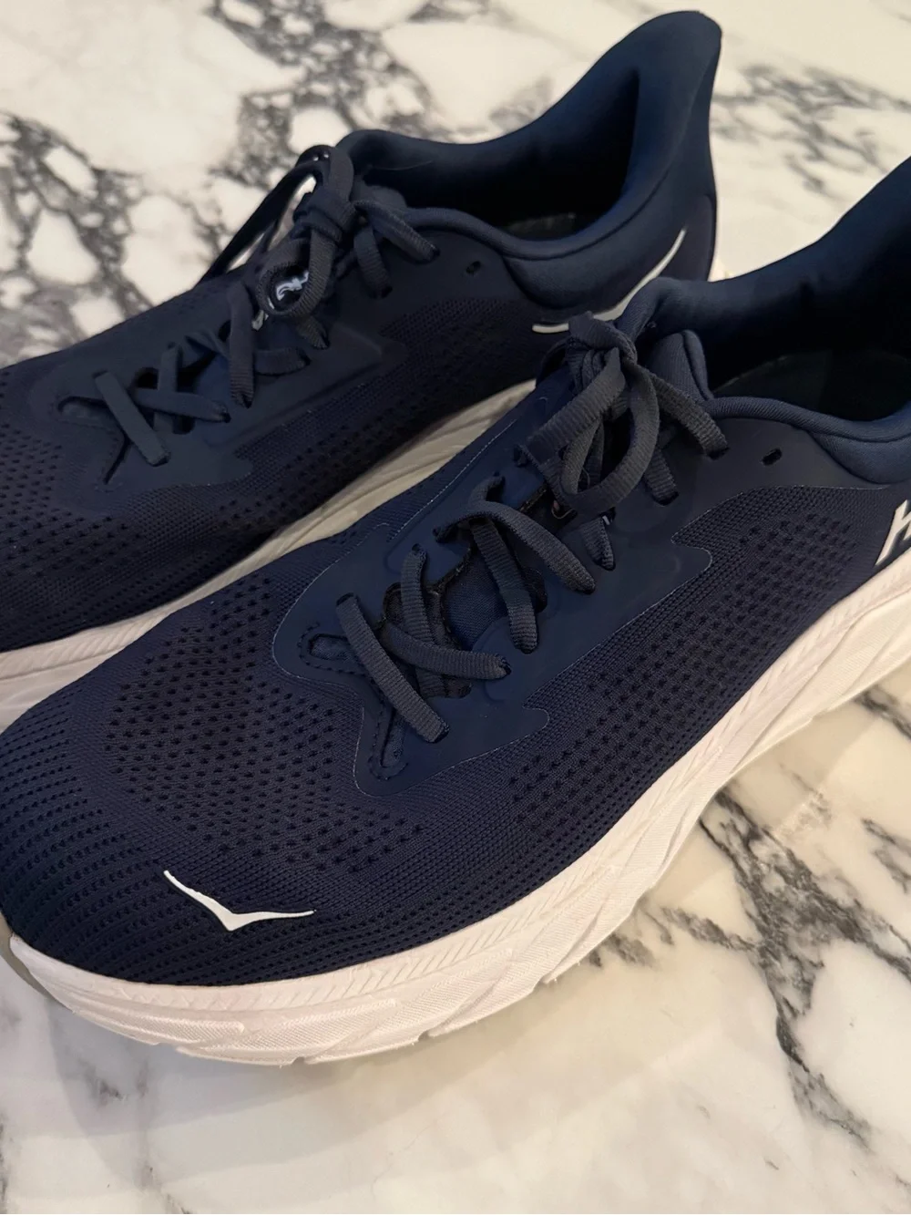 HOKA ONE ONE Arahi 7 Men's Running Shoes Navy Blue White Size 11EE